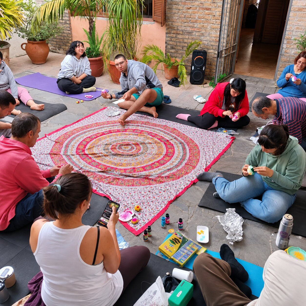 Sesión de yogaterapia